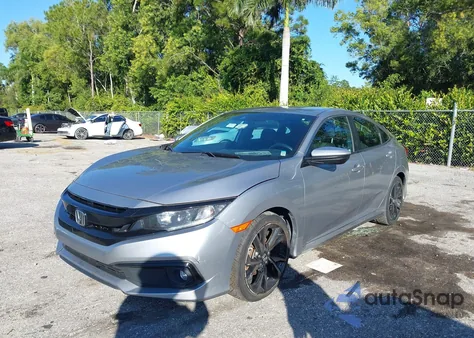 2019 Honda Civic Sport from USA, damaged, VIN 2HGFC2F83KH564218
